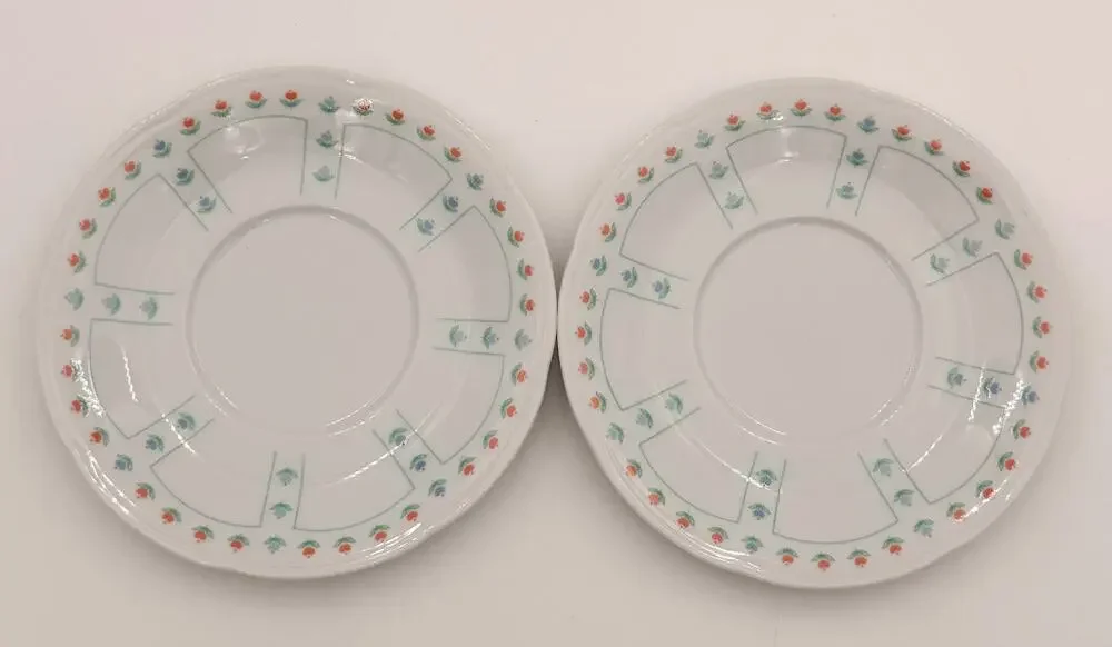 Vintage Judith Raines Toscany Floral Dessert Plates Japan – Set of 2